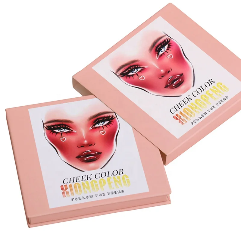 

Custom Blush Palette Packaging Highlighter Blush Powder