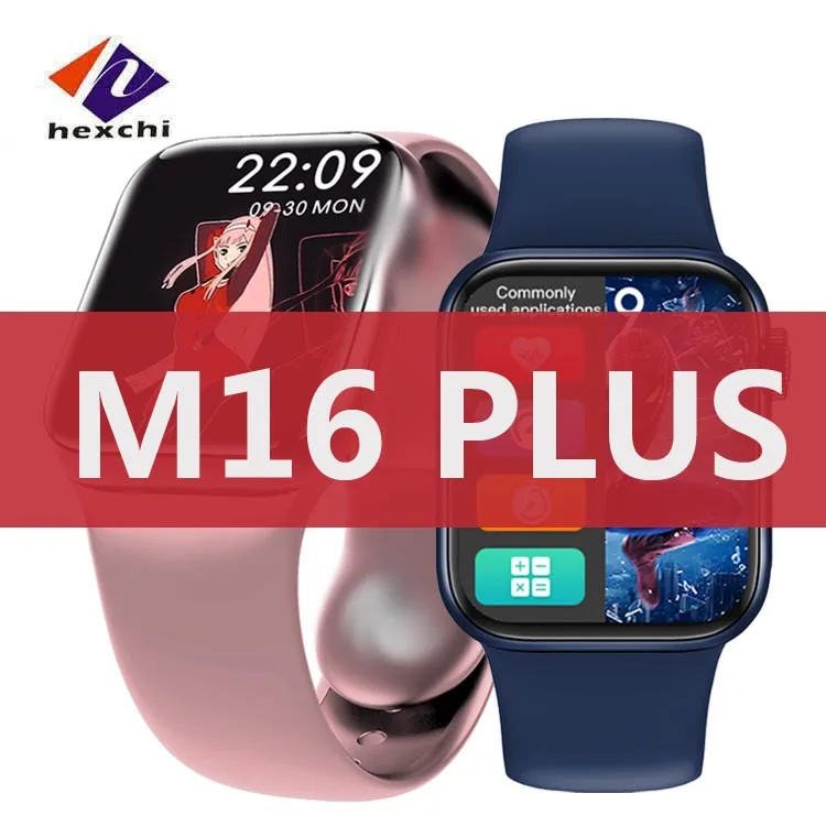 

New Arrivals 2021 Smartwatch M16 plus Reloj Intelligent Series 5 6 Heart Rate Monitor Call Function M16 PLUS Smart Watch M16plus