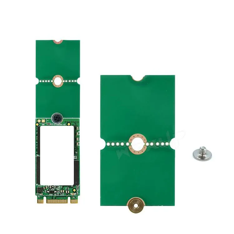 

HK-HHT M.2 NGFF NVMe m B Key SSD Converter 2242 2260 to 2280 Length Extension Adapter Bracket