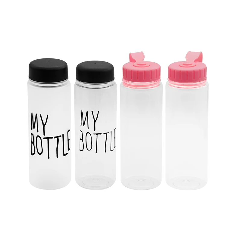 

wholesale 18oz custom logo printing water bottle clear plastic water bottle