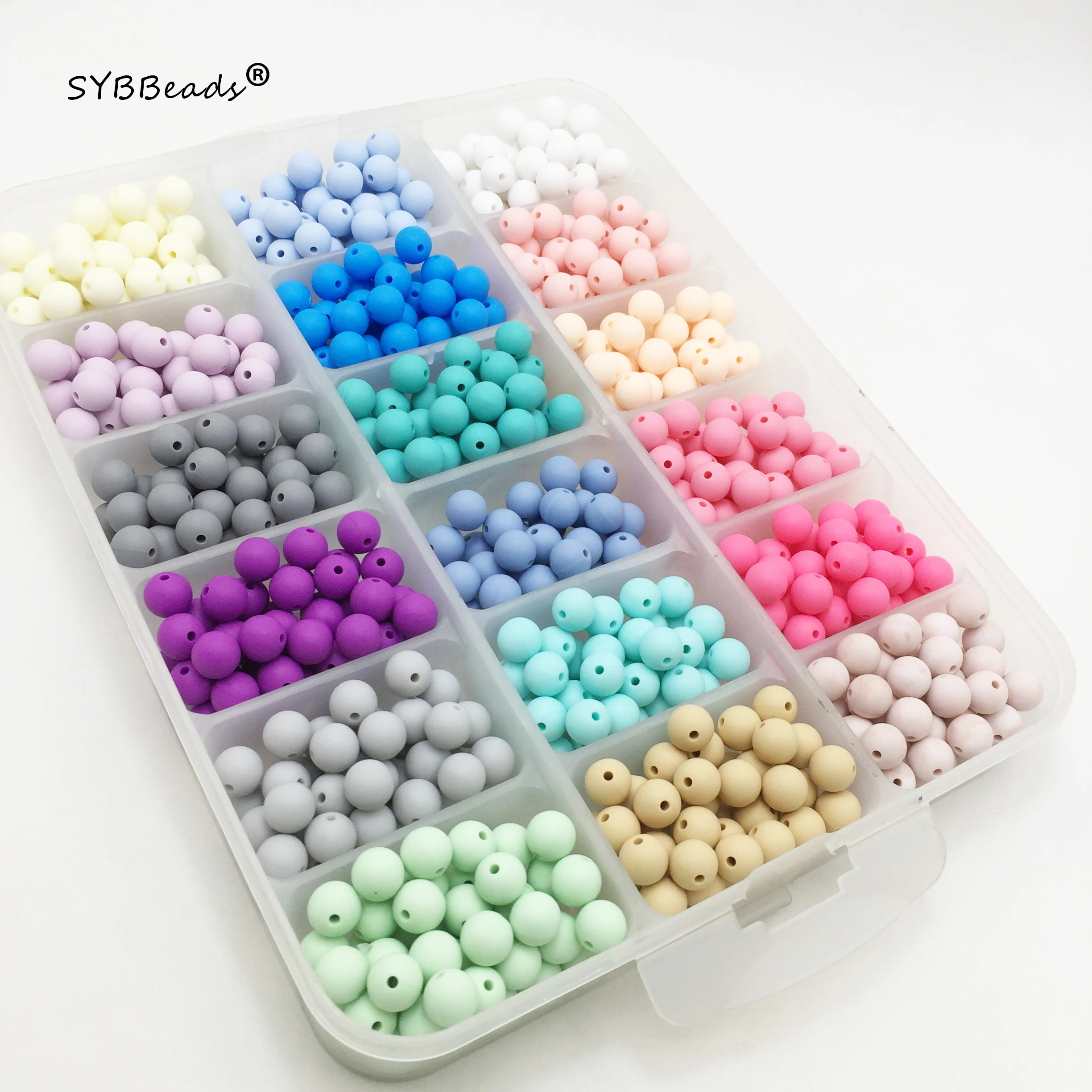 

Wholesale Bulk BPA Free Food Grade Baby Chew beads Soft Silicone Teething Beads For Jewelry Making
