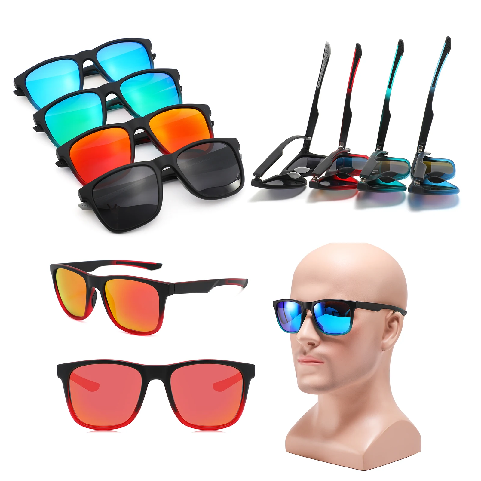 

2023 New Polarized Sunglasses Men Cycling Uv400 Custom Sport Sun Glasses Sunglass