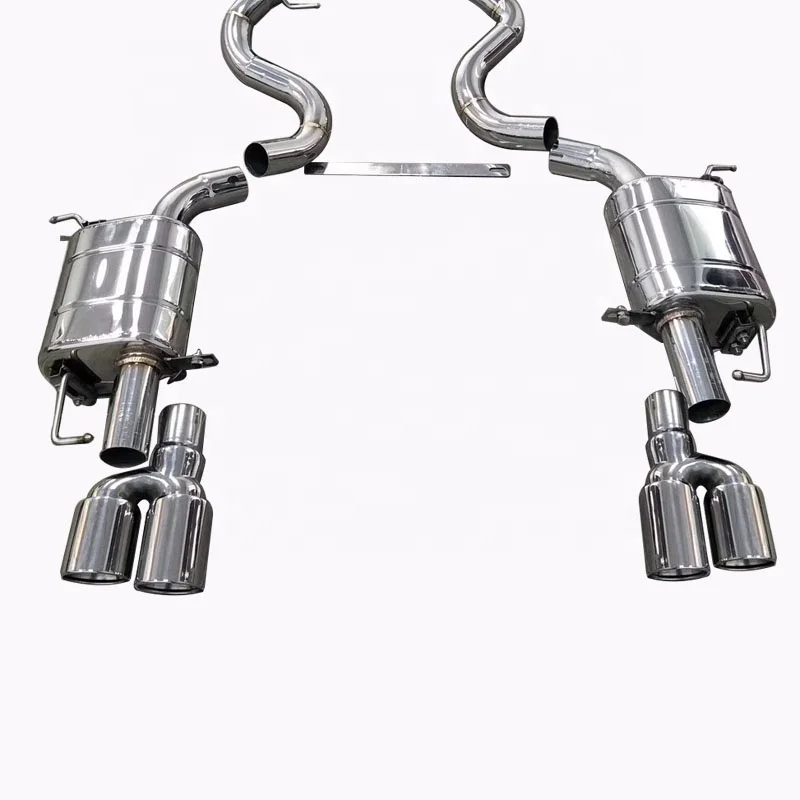 Auto Tuning Full Exhaust System Catback Downpipe Muffler Tips Valve