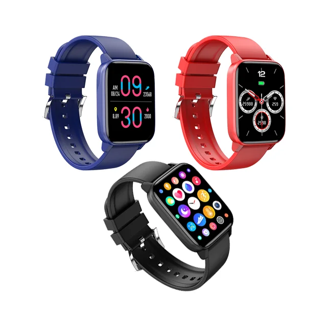 

Drop shipping service cheap HW22 gw24 smartwatch 1.69 Inch full touch 3d Ui Sport Games Series 6 smart watch, 4 colors