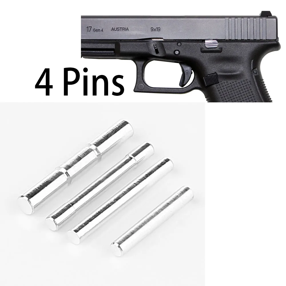 

MAGORUI Stainless Steel Gen 4 Pin Kit Set for Glock 17 19 20 21 22 23 26 27 34 35 37, Silver
