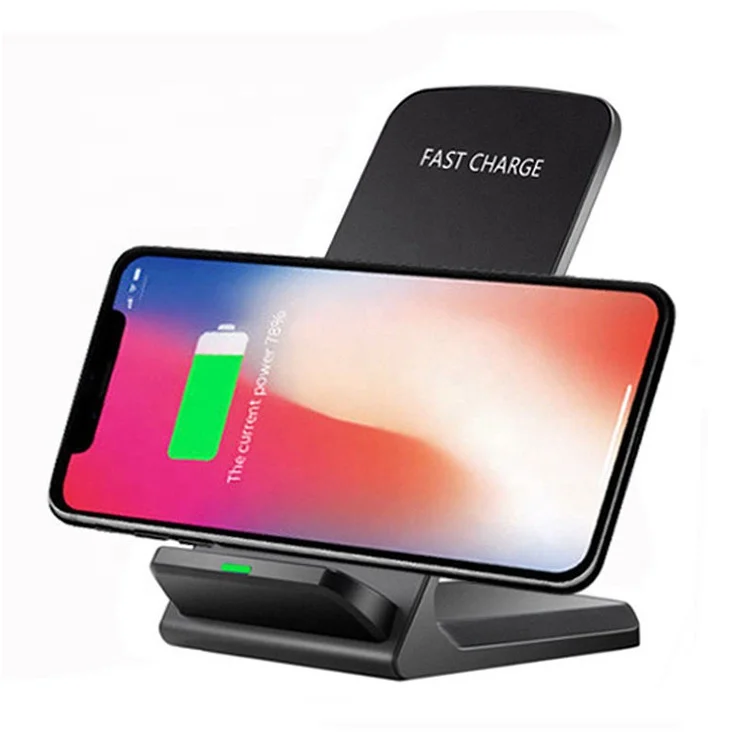 

2021 Upgraded Qi Certified Wireless Charging phone holder for iPhone 12 Pro 2 in1 Wireless Fast Charger Stand Dock