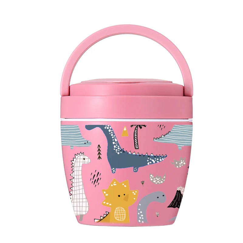 

FREE SAMPLE China Manufacture High Quality Food Warmer Container Round Cute Lunch Box For Girl And Kids