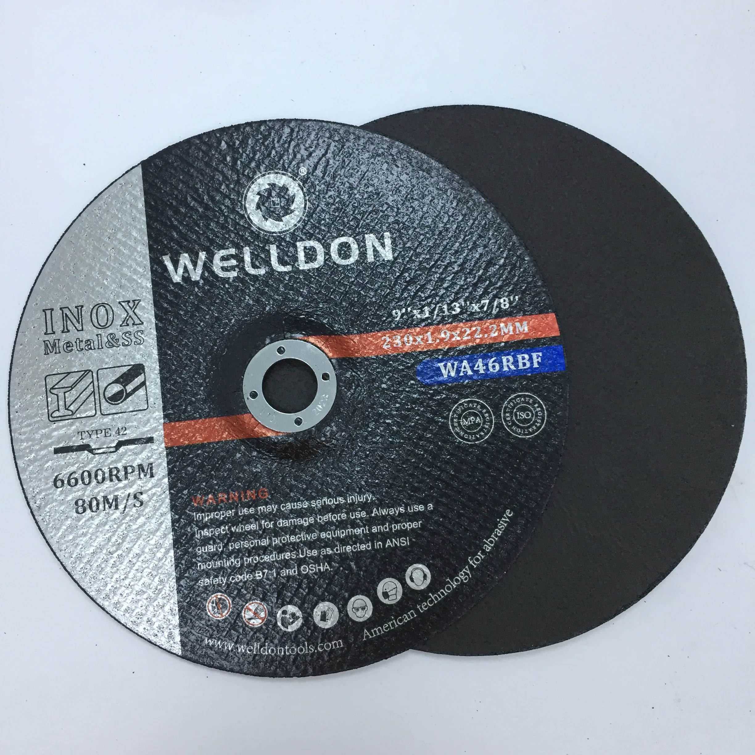 

Welldon T42 230X1.9X22.23Mm Pferd Cutting Disc 230x3 230X1.6X22.2 Cutting Disc Cutting Disc And Grinding Wheel Making Hw, Black