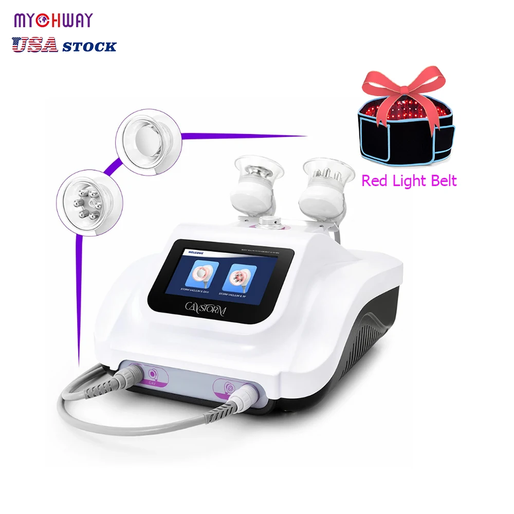 

Biggest Promotion Time Free Gift 40K CaVstorm Ultrasound RF Suction Dual Handle Machine