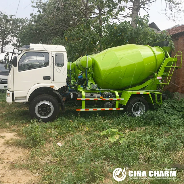 
3 cubic meters Mounted Ready mix Cement Concrete Mixer truck 