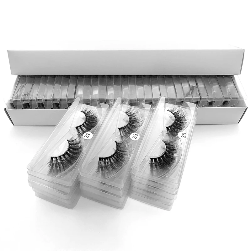 

#30-#39 30 pairs 50 pairs 100 pairs lashes3d wholesale vendor bulk false eyelashes 3d mink eyelashes