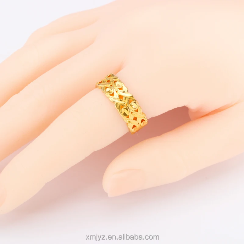 

Cross-Border Hot-Selling Personality Ins Fashion European And American Simple Eye Ring Ring Female Ins Does Not Fade