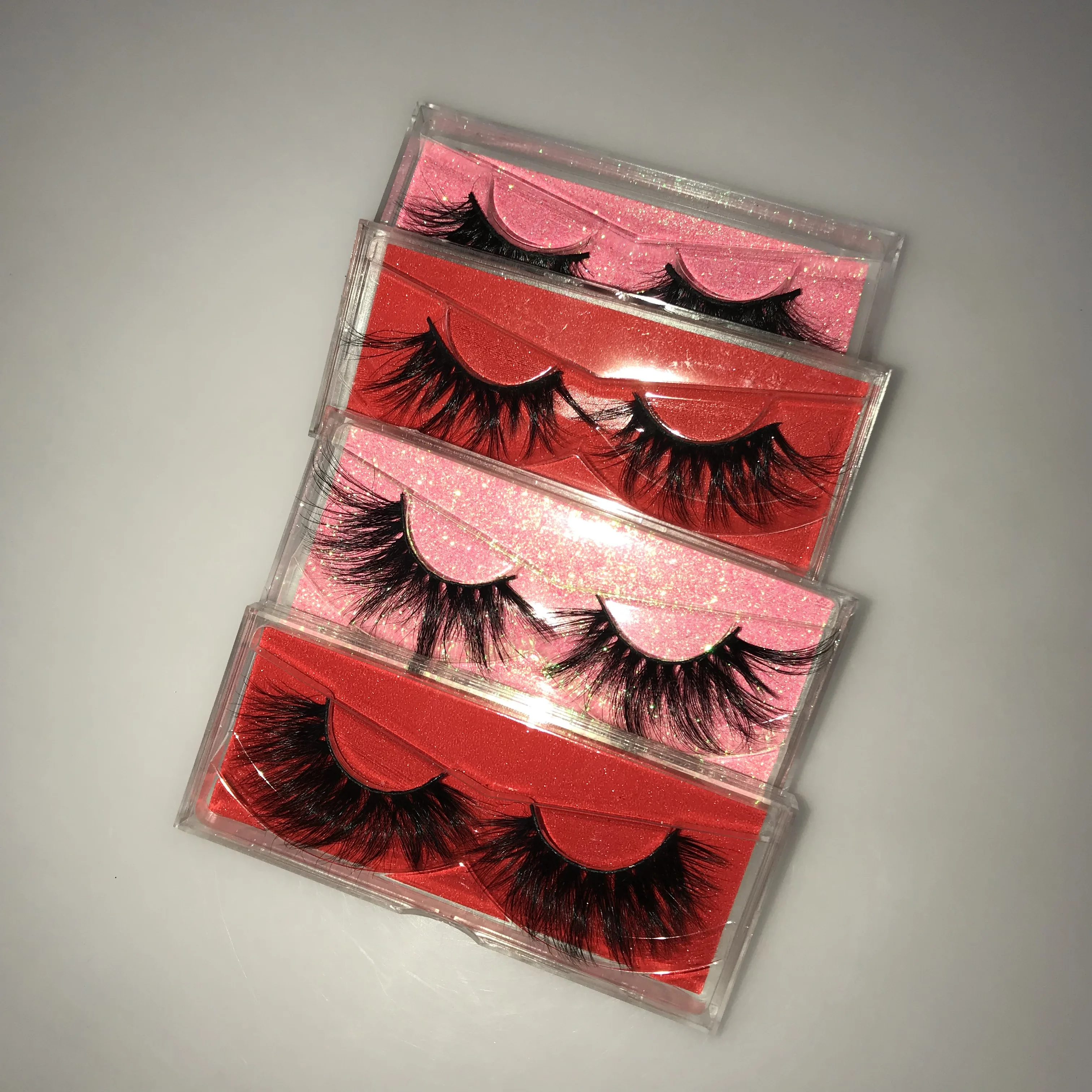 

Wholesale real mink handmade eyelash 3d 25mm mink lashes vendors