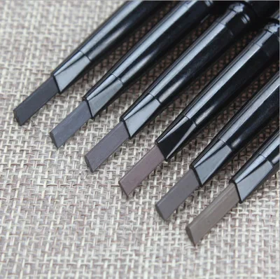 

2021 High Quality brow pencil Slim Double Head Automatic Eyebrow Pencil Waterproof, 6 colors high quality brow pencil