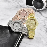 

2020 Fashion Iced Out Bling Micro pave Cubic Zircon Hip Hop Watches For Mens Jewelry