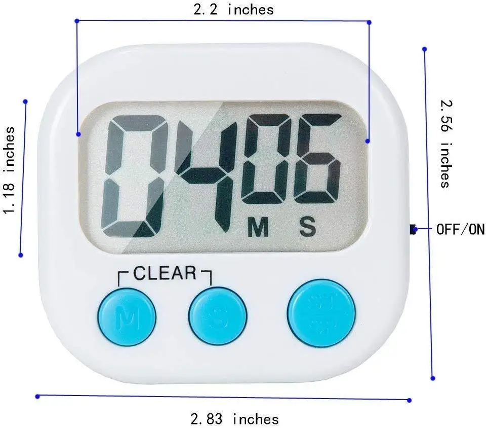 Timer Electronic Digital Lcd Kitchen Timer Small Promotional