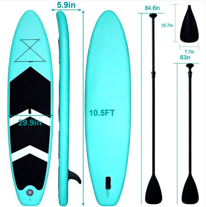 

Factory Wholesale sup inflatable stand up paddle boards include surf board, Customized color