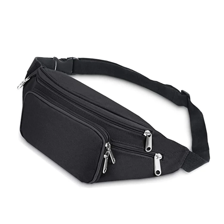 

Auchan Carrefour certificated girls women men holographic belt waist bag fanny pack waist pouch bag running belt, Customized