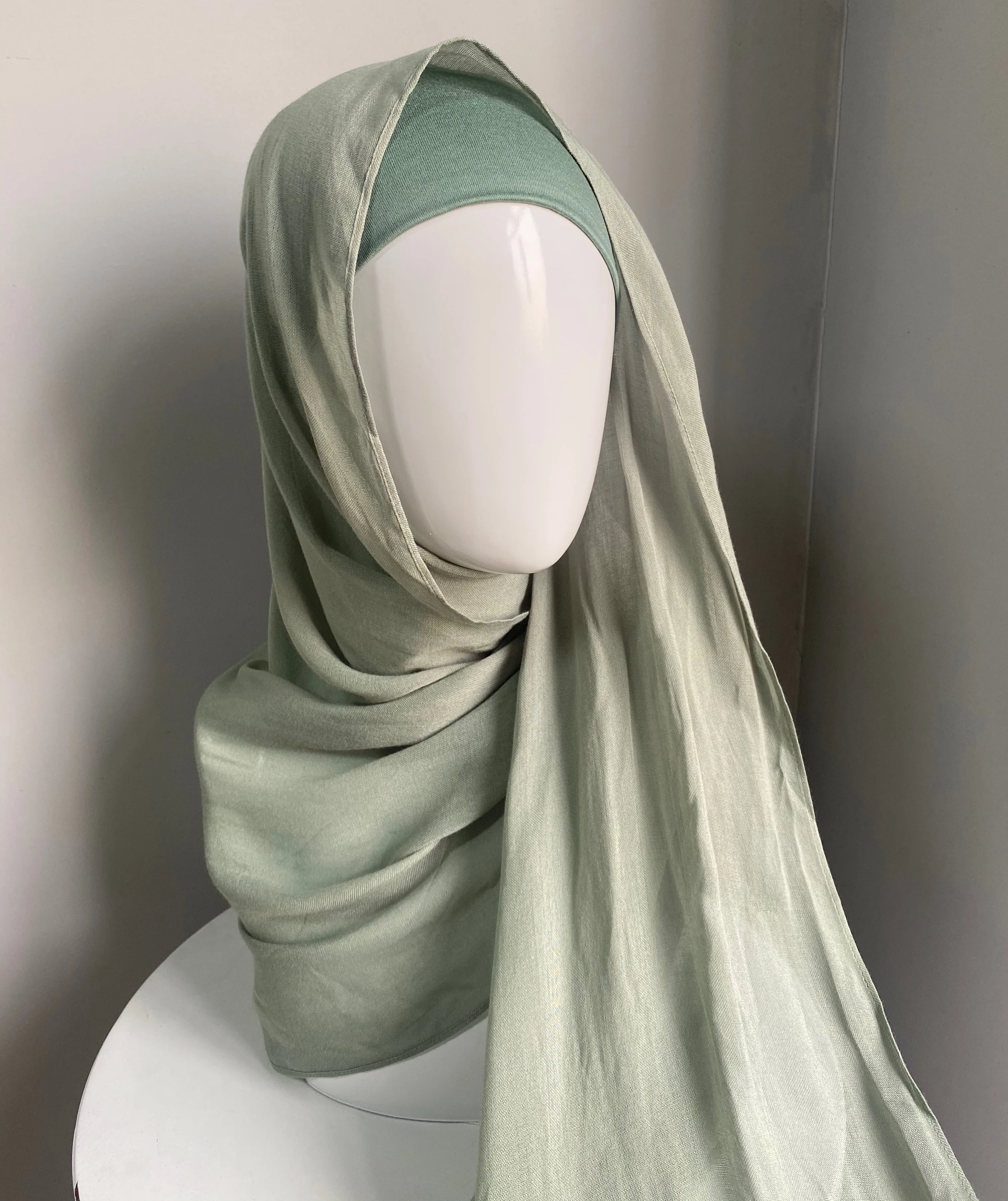 

Muslim 100%Nature Bamboo woven modal hijab airy breathable plain soft cotton shawls scarves cotton viscose modal hijabs