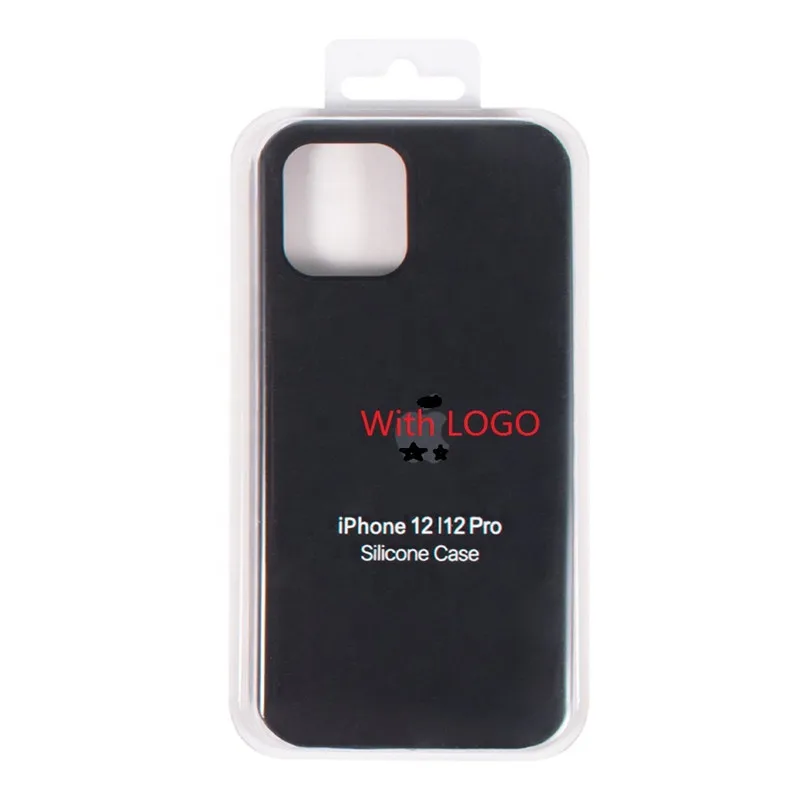 

High Quality Clear Box Packing With Logo Print Silicone Mobile Phone Case For iPhone 12 Pro