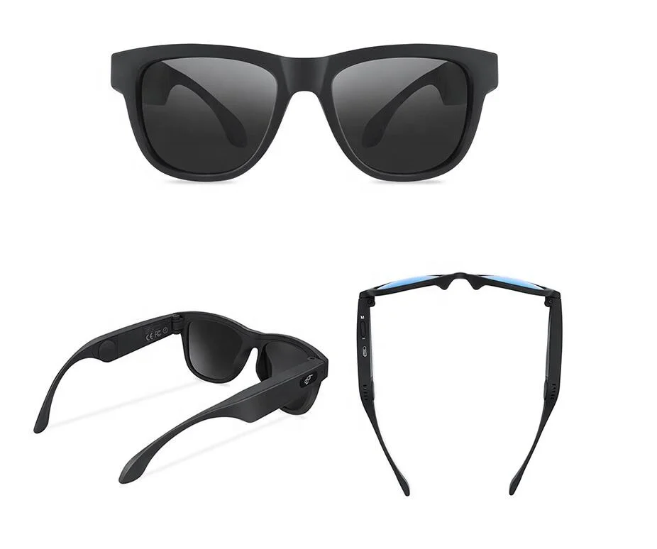 Dropshipping New 2019 BT4.0 Android Smart Wireless Glasses Bluetooth Headset Sunglasses With Polarized UV400 Sunglasses