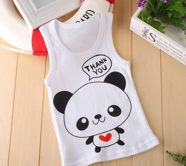 
Cotton Tees New Summer Baby Vest Kids Underwear 