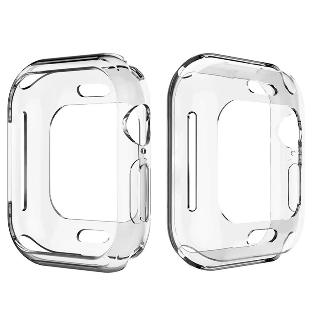 

Clear TPU Shockproof Soft Bumper Case for Apple Watch