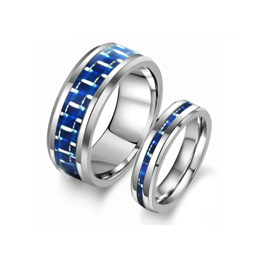 

Factory Customised Tungsten Steel Ring Wedding Engagement Anniversary Ring Band for Women Men, Customized color