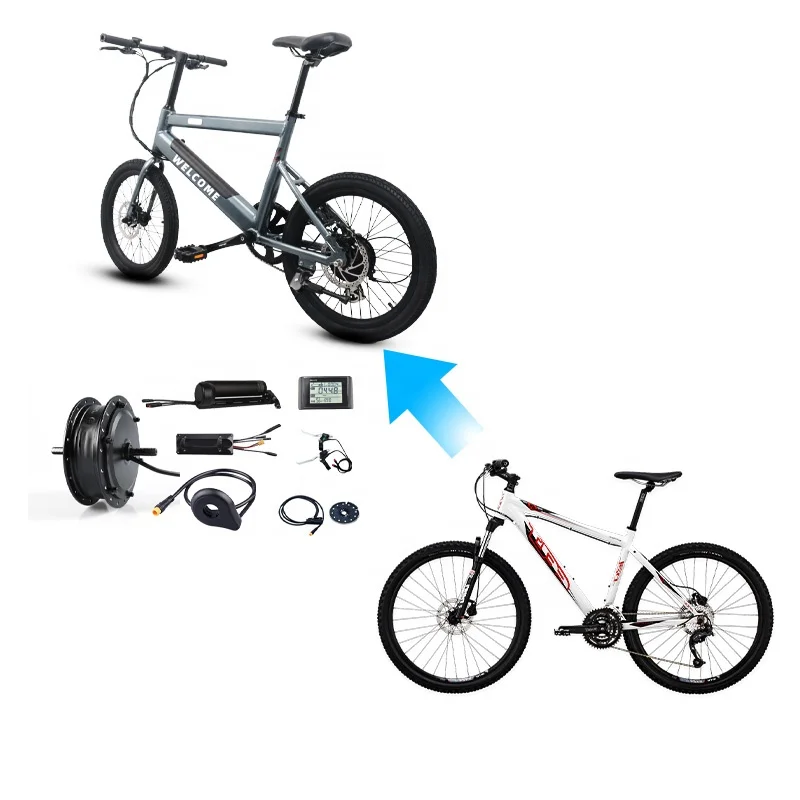 

Factory price wholesale 16 " / 20 " / 24 " / 28 " / 700cc / 29 "bike wheel 36v 250w electric bicycle motor conversion kit, Balck+white