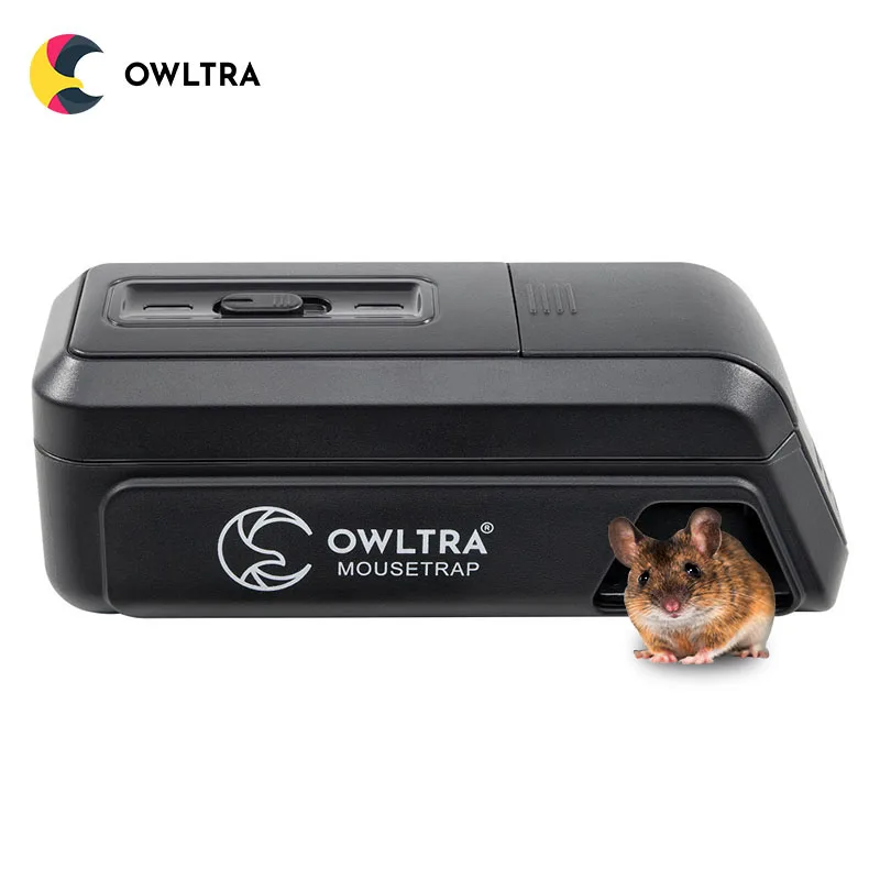 

[OWLTRA] Imported high-tech electronic mouse trap automatic rat trap to protect the safety of babies and pets, Black