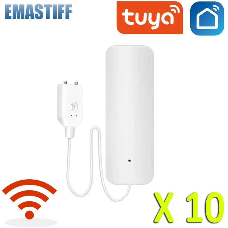 

Tuya Home Alarm Water Leakage Alarm Independent WIFI Water Leak Sensor Detector Flood Alert Overflow Security Alarm System