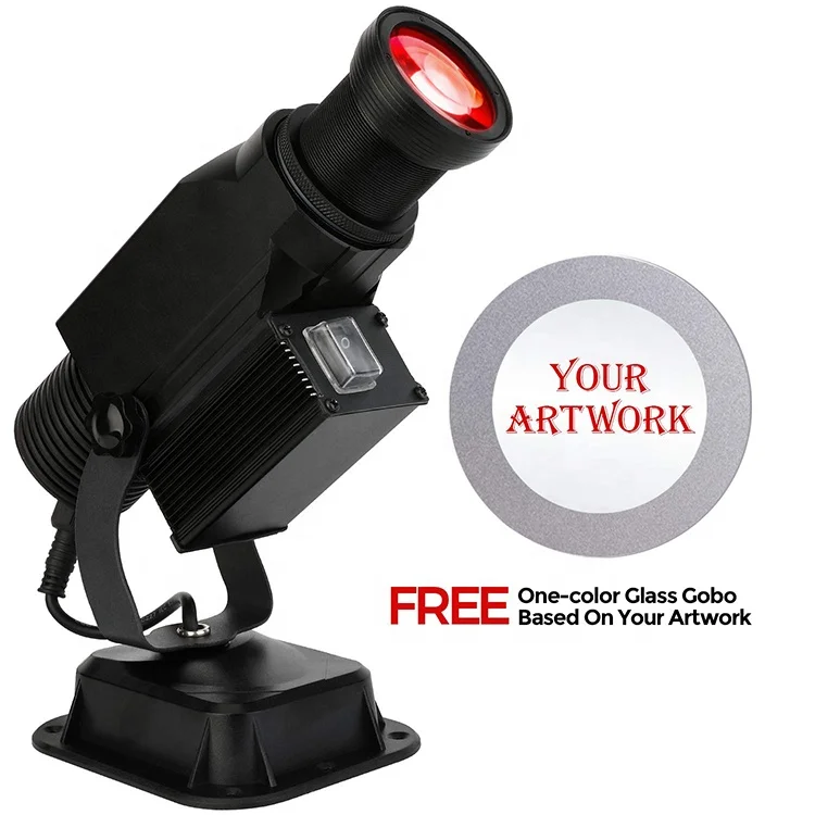 
IP65 Waterproof with Manual Zoom DJ Effect 15W LED Logo Gobo Projector for Outdoor Use 