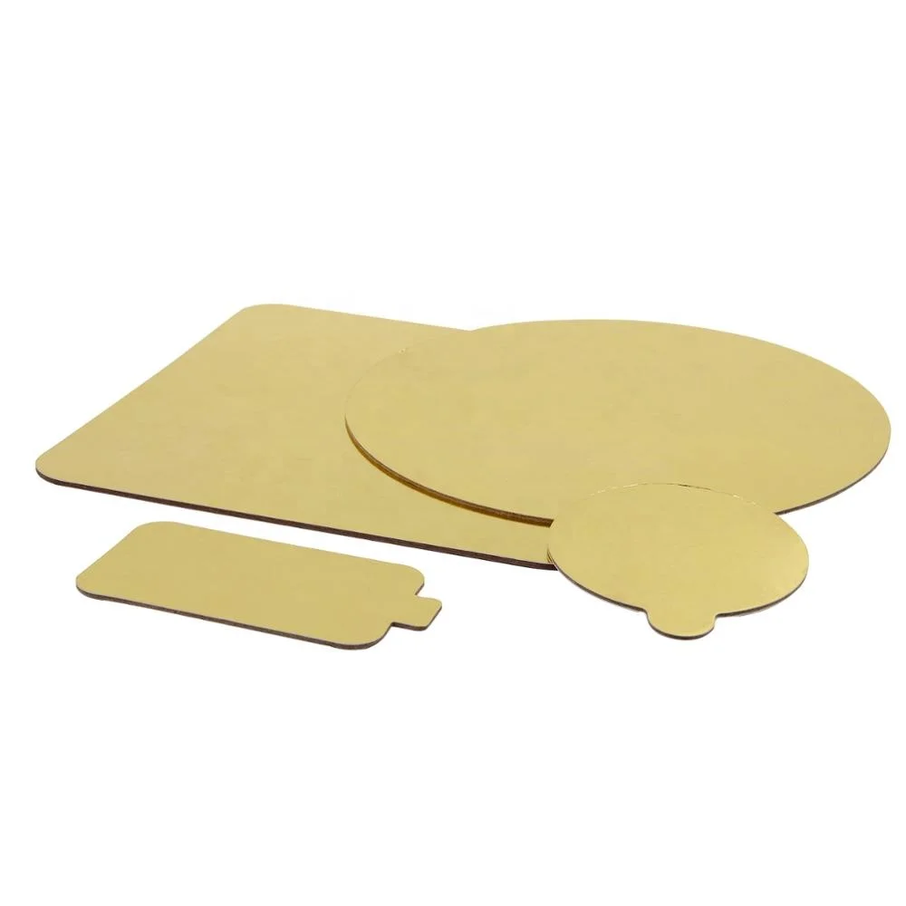 
Gold/silver chipboard cake board round,Mini cake paper board 
