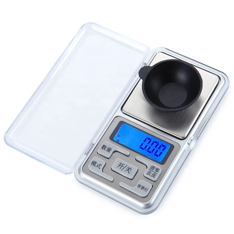 

Rechargeable Jewelry Scale 0.1g Weighing Apparatus Portable Balance Mini Electronic Scale 0.01g Precision Pocket