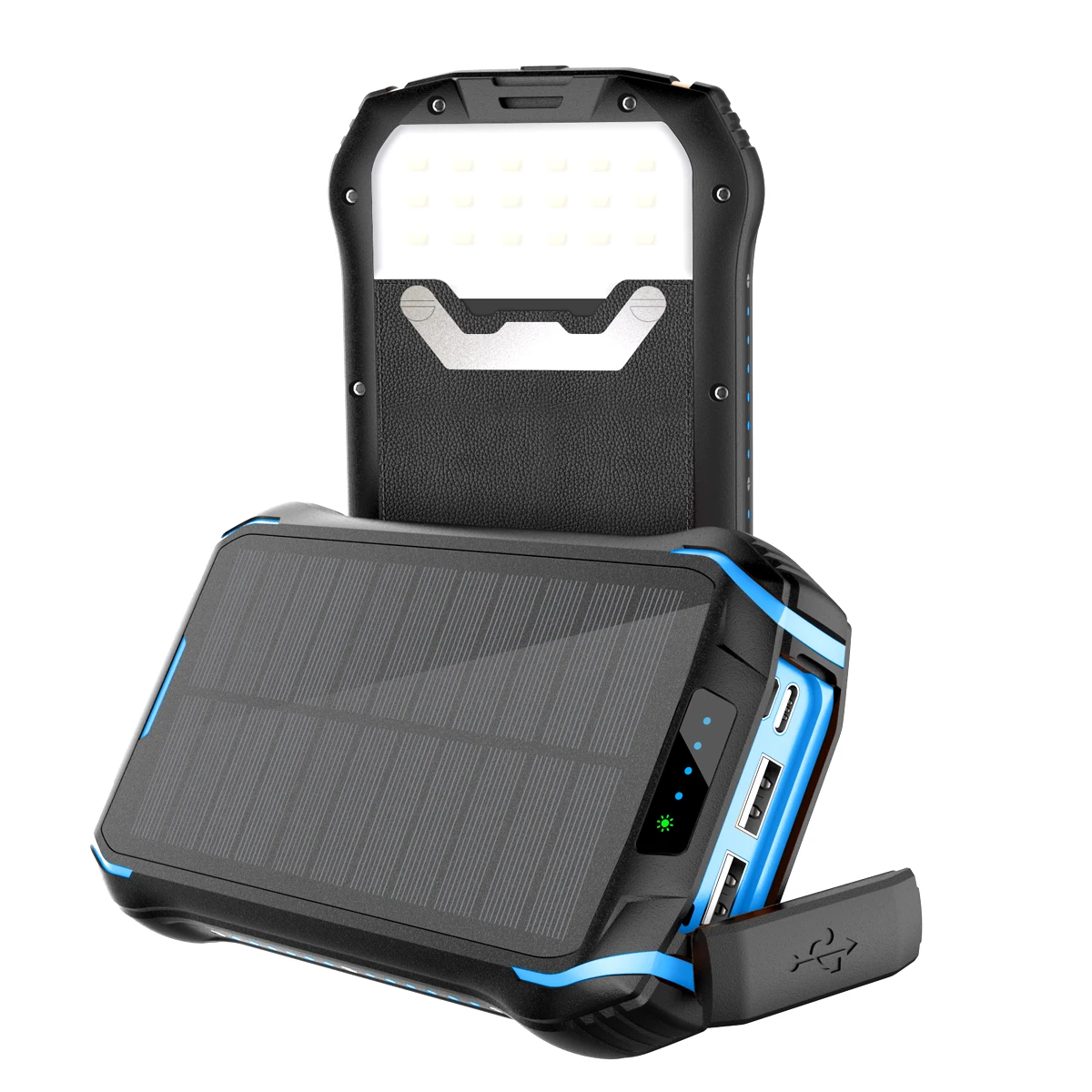 Waterproof Powerbank 20000Mah Portable Solar Charger 5V 200Ma