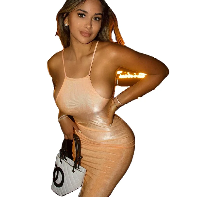 

2021 New Arrivals Fashion Summer Girls' Party Women Ladies Elegant Sexy Casual Dress, Picture