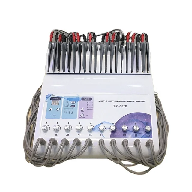 

Electric muscle stimulator masage stimulator electric slimming and massage equipment