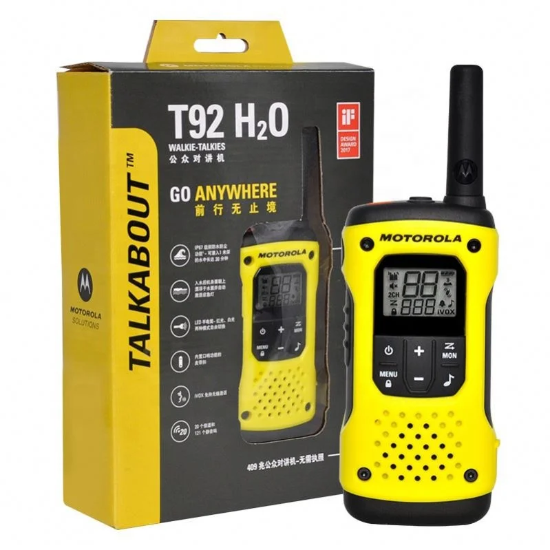 

Motorola TALKABOUT T92 TWO-WAY RADIOS IP67 WaterProof Rechargeable Handheld Walkie-Talkie,kids walkie talkie