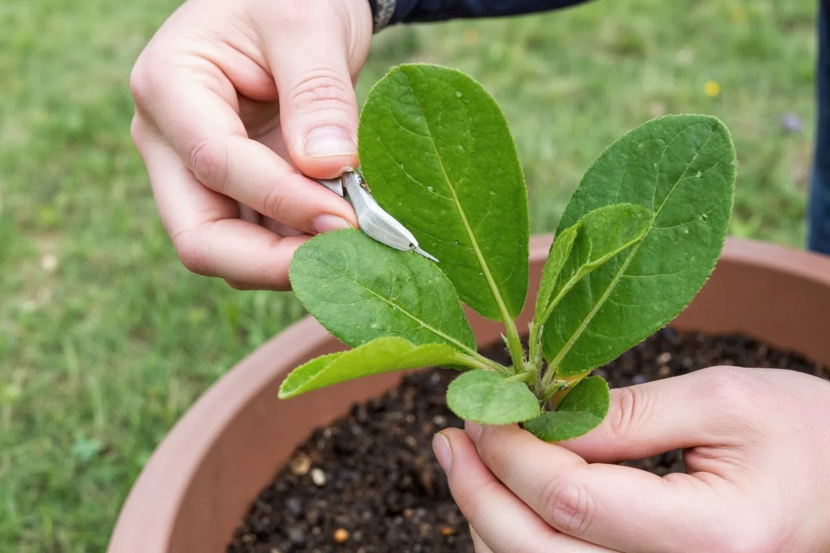 how to prune a rubber tree plant