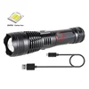 XHP50 long range led torch light rechargeable,1km torch light long distance,high power torch light manufacturers