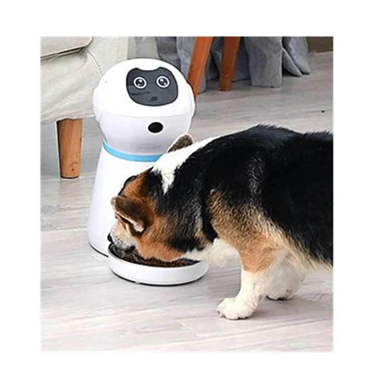 

Smart 4 Meals Automatic Pet Feeder Audio Auto Dog Cat Food Dispenser