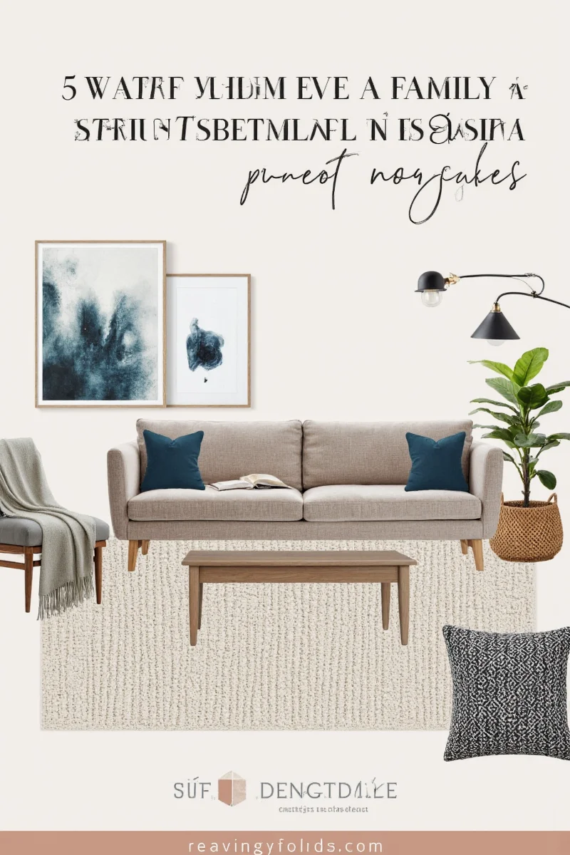 Multi-functional living room furniture setup