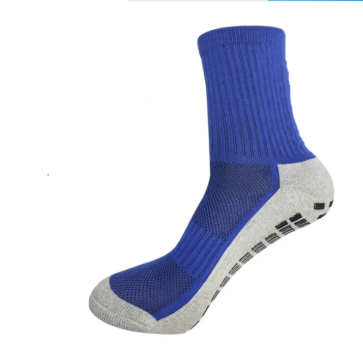 

2020 athletic men custom football anti slip sports grip soccer socks, Grey,white,black.military green