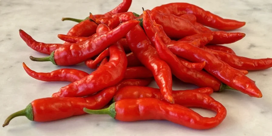 Spice Level Chart with Guajillo Pepper