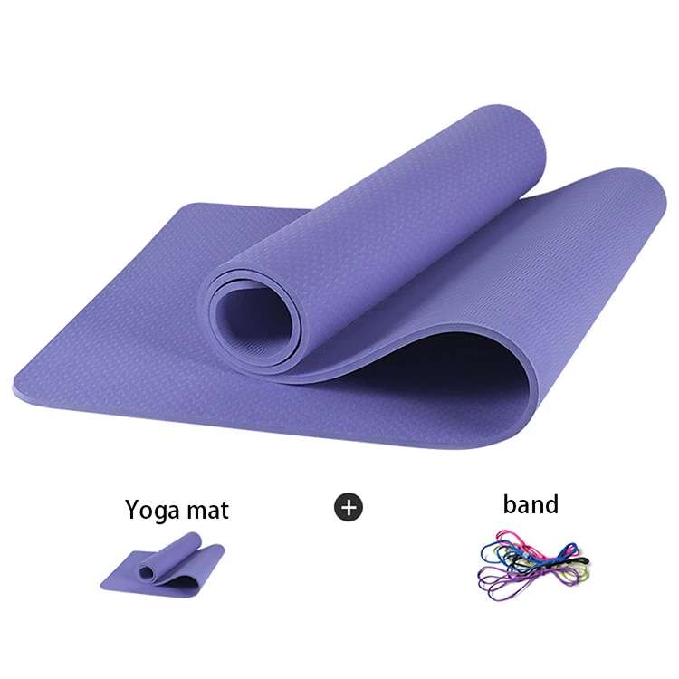

Pro Yoga Mat Non Slip Fitness Mat Extra Thick High Density TPE Exercise Printed Yoga Mat, Customized color