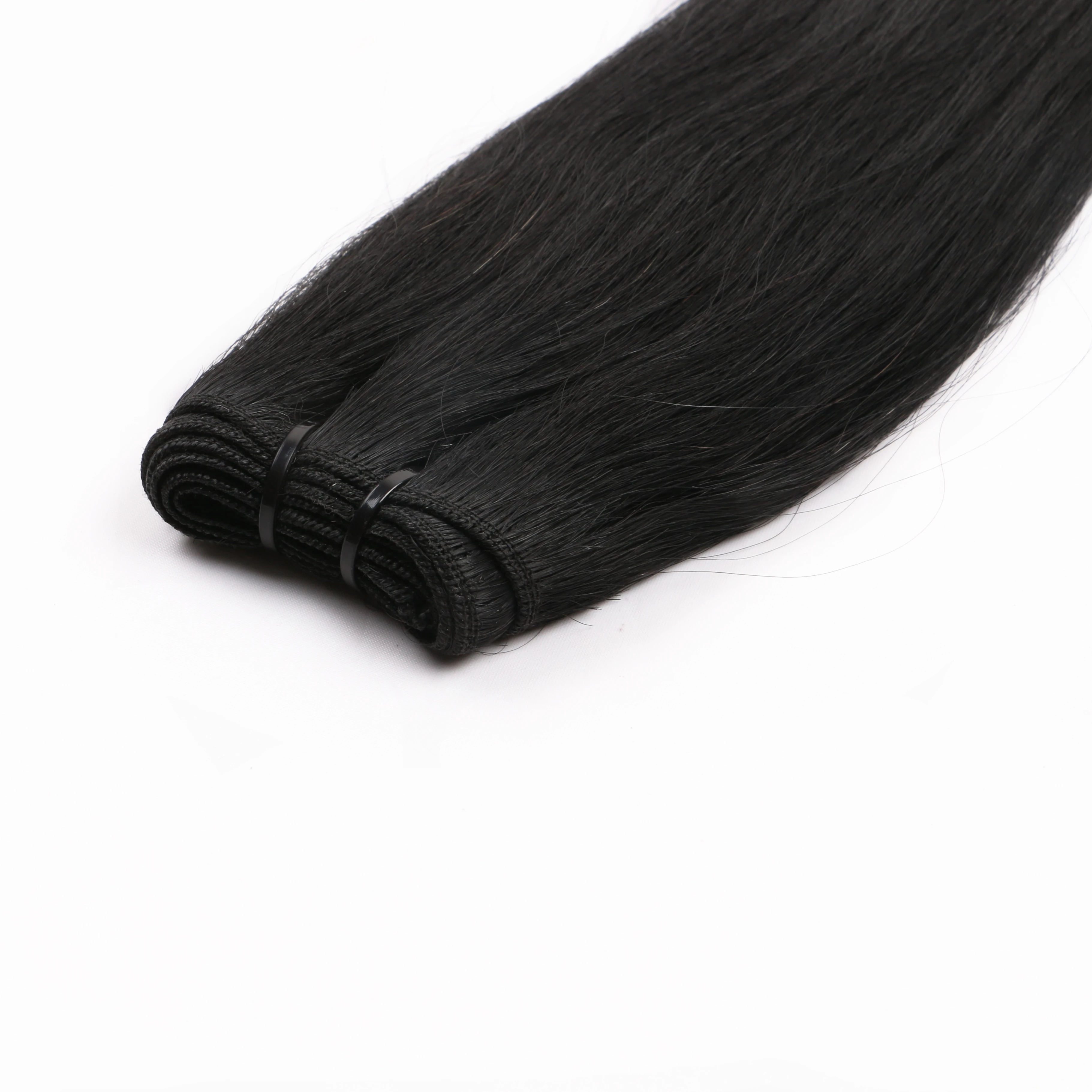 

STOCK Natural Blonde Brown Color 18'' 100g Silky Straight Cuticle Aligned Virgin Remy Human Hair Weave Machine Double Weft hair, Natural, brown, blonde