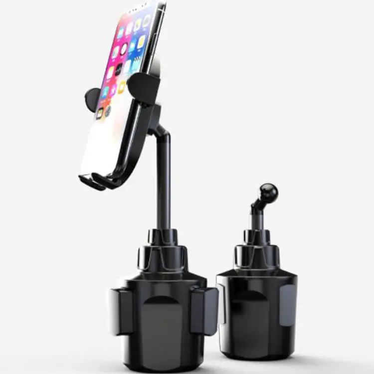

360 degree rotating car tablet holder clamp HOPry phone cup holder, Black
