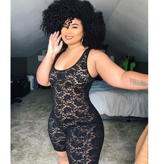 

Women's Sexy Summer Lace Up Party Jumpsuits Rompers Plus Size Jumpsuits for Women, Red