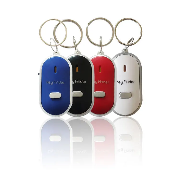 

Wireless Key Finder Keychain Whistle Sensor Anti-Loss Alarm Sound LED Light Things Tracker Elderly