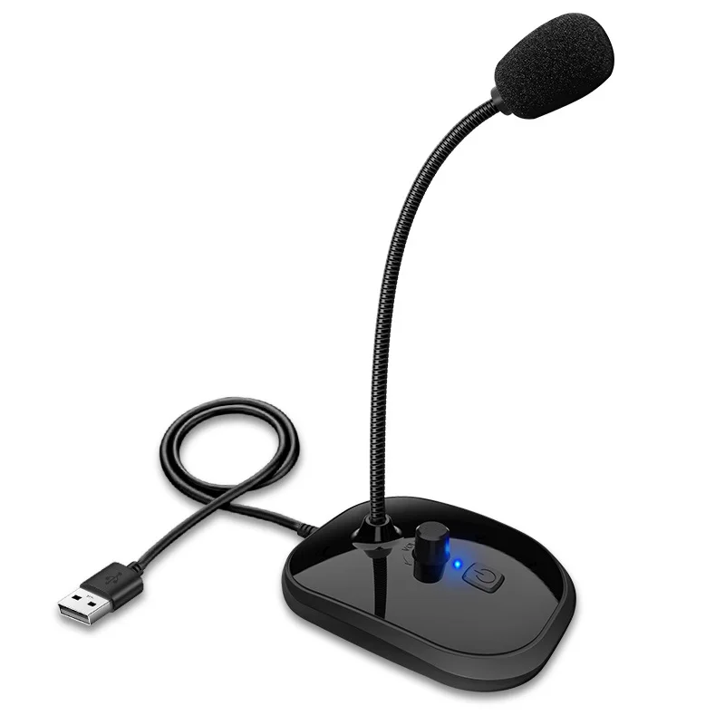 

Good price Headset Monitoring wired microphone PC Desktop Microphone Computer Mic